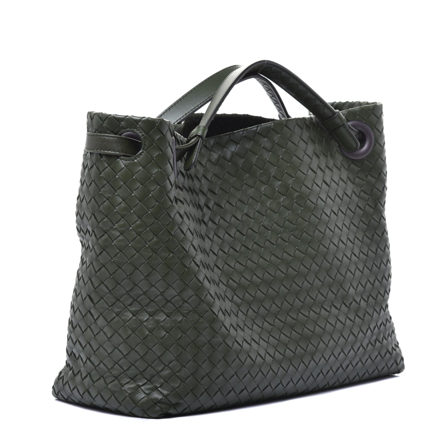 Nappa Intrecciato Bella Tote Moss