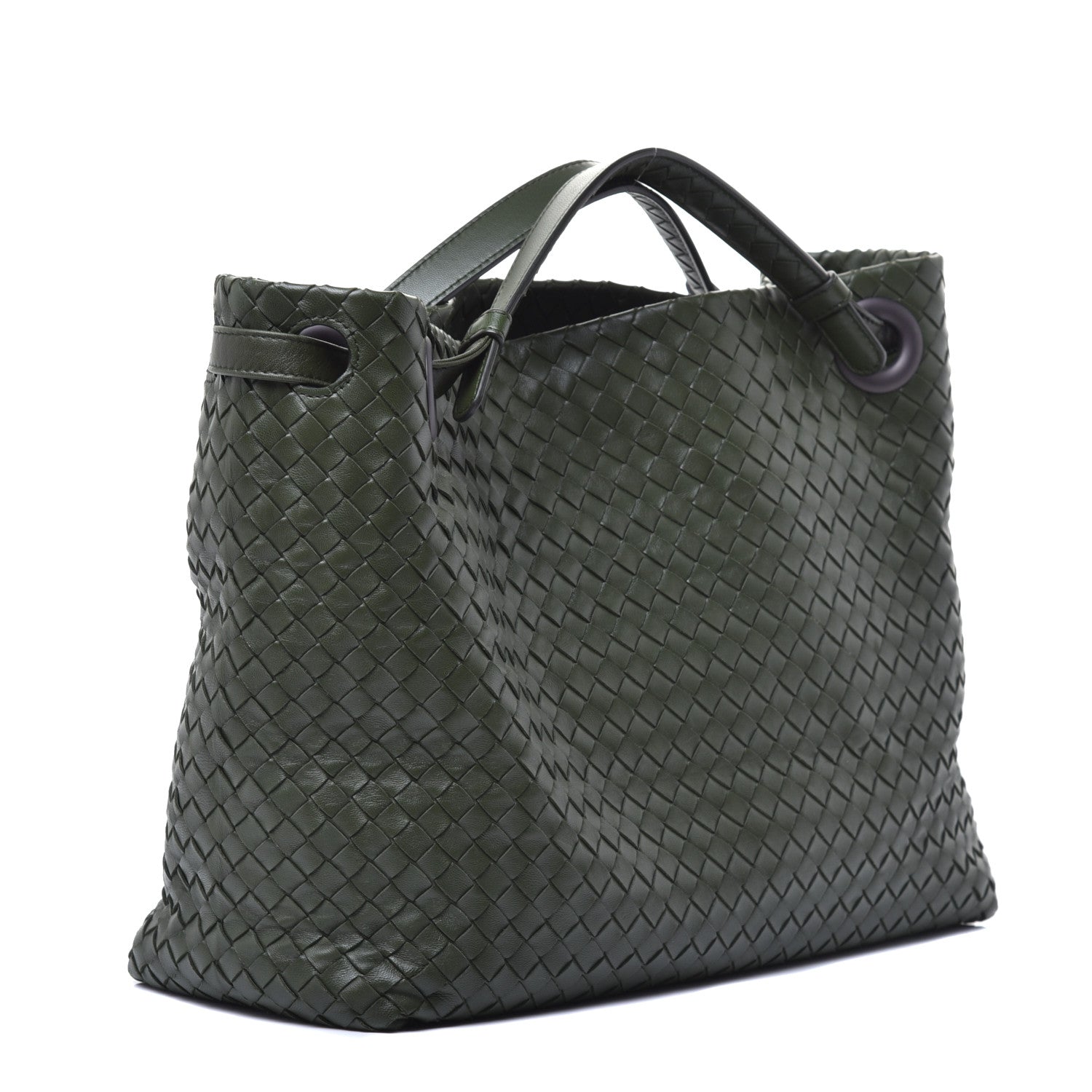 Bottega Veneta Nappa Intrecciato Bella Tote Moss 3 of 8