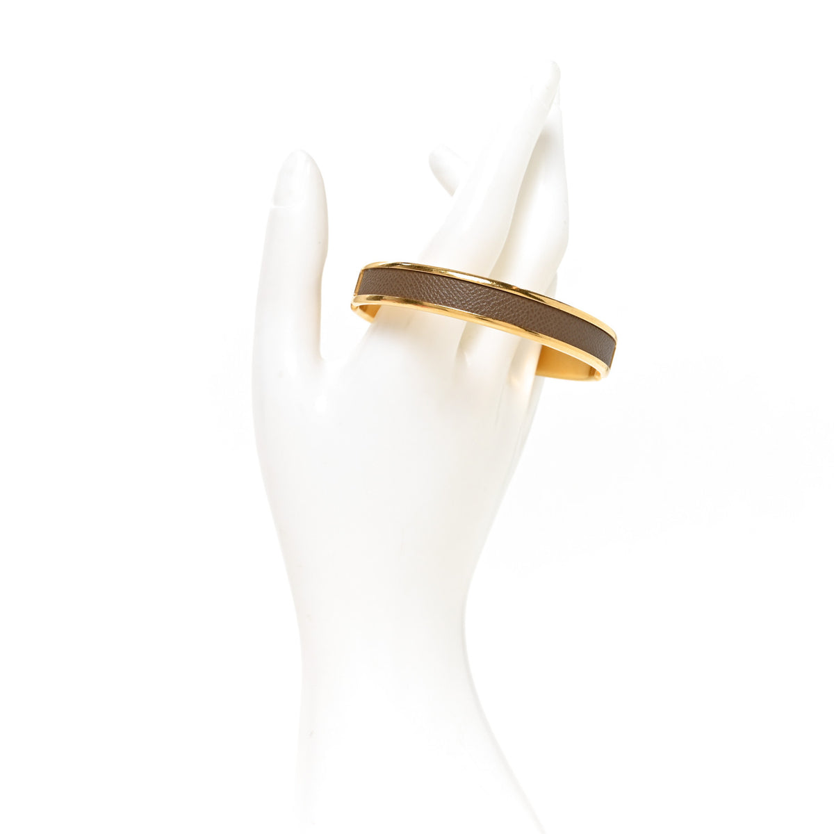 Hermes Epsom Olympe Bracelet Etoupe 2 of 5