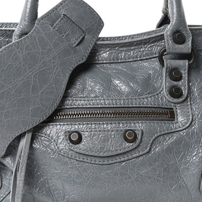 Balenciaga Agneau Arena Classic Hardware Small Le City Blue Grey 8 of 10
