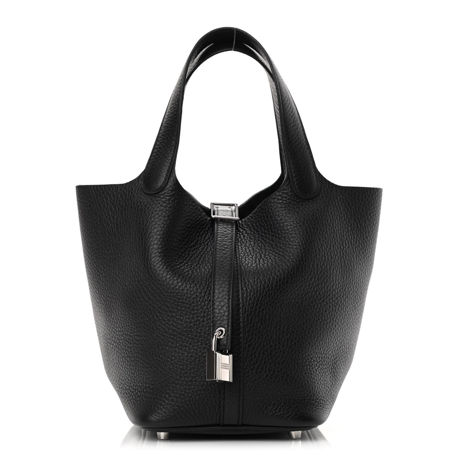 Hermes Taurillon Clemence Picotin Lock 18 PM Black 1 of 12