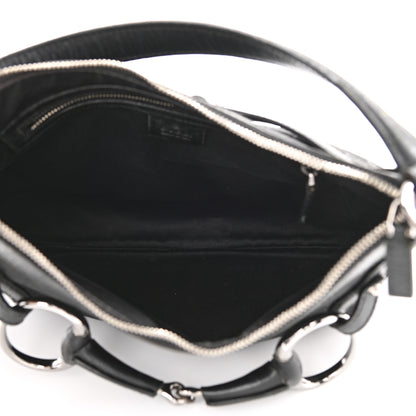 Gucci Monogram Horsebit Hobo Black 7 of 34