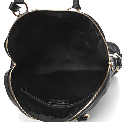 Saint Laurent Calfskin Oversized Muse Black 5 of 10