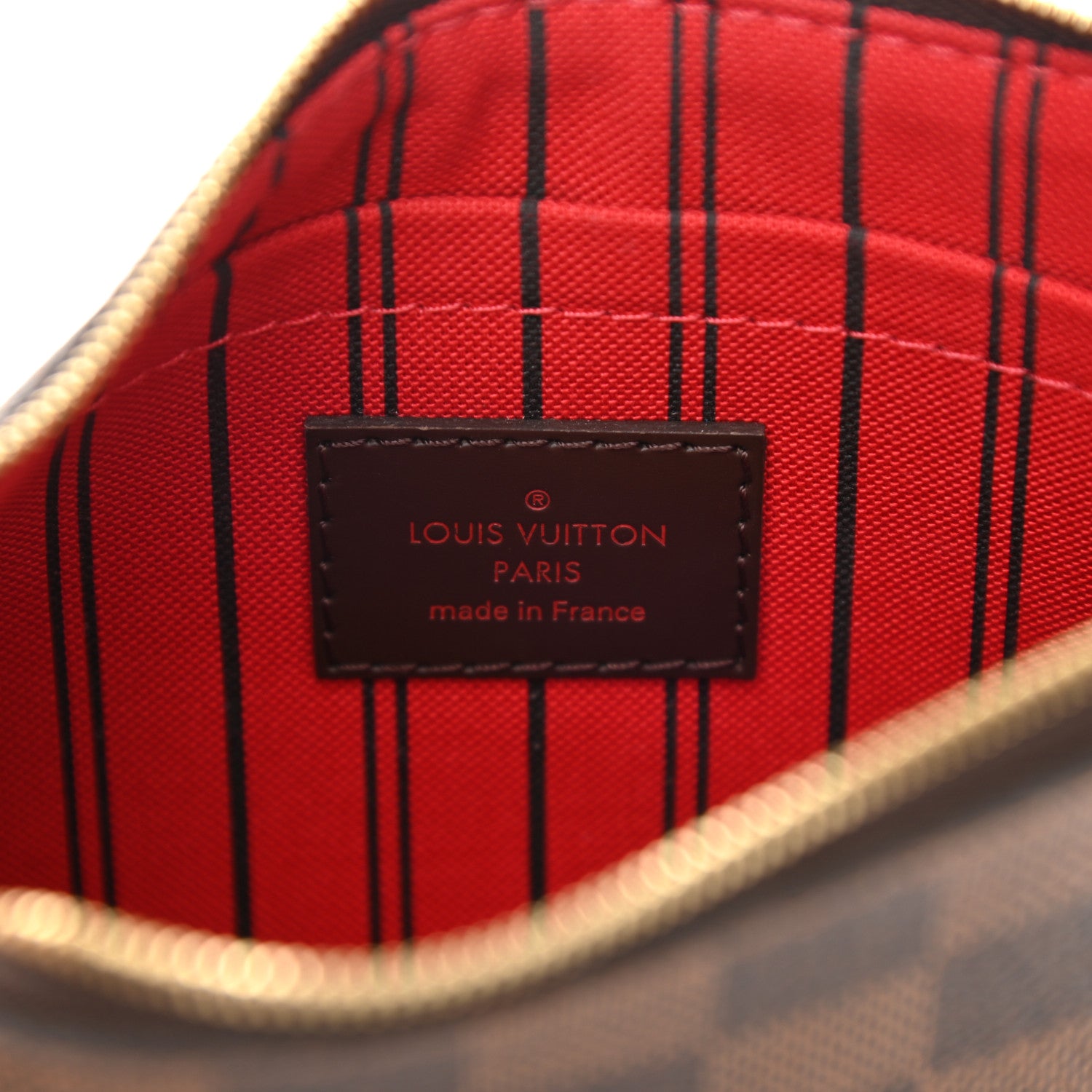 Louis Vuitton Damier Ebene Neverfull MM GM Pochette 6 of 6