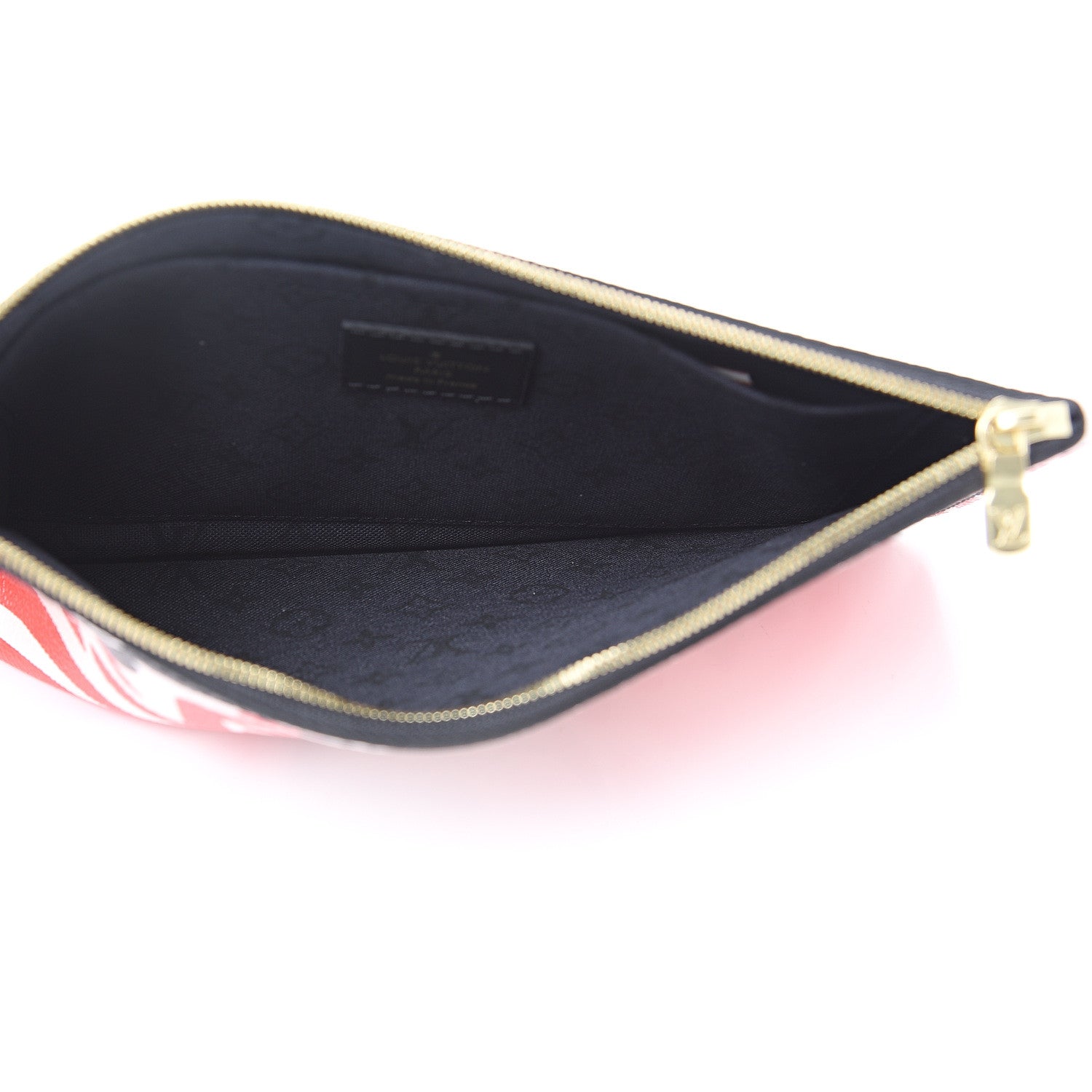 Louis Vuitton Monogram Giant Crafty Neverfull MM GM Pochette Creme Rouge Black 4 of 6
