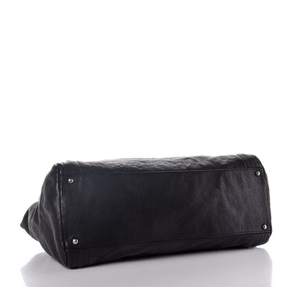 Chanel Glazed Calfskin East West Modern Chain Tote Black 4 of 7