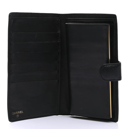 Chanel Caviar Timeless CC French Wallet Black 5 of 11