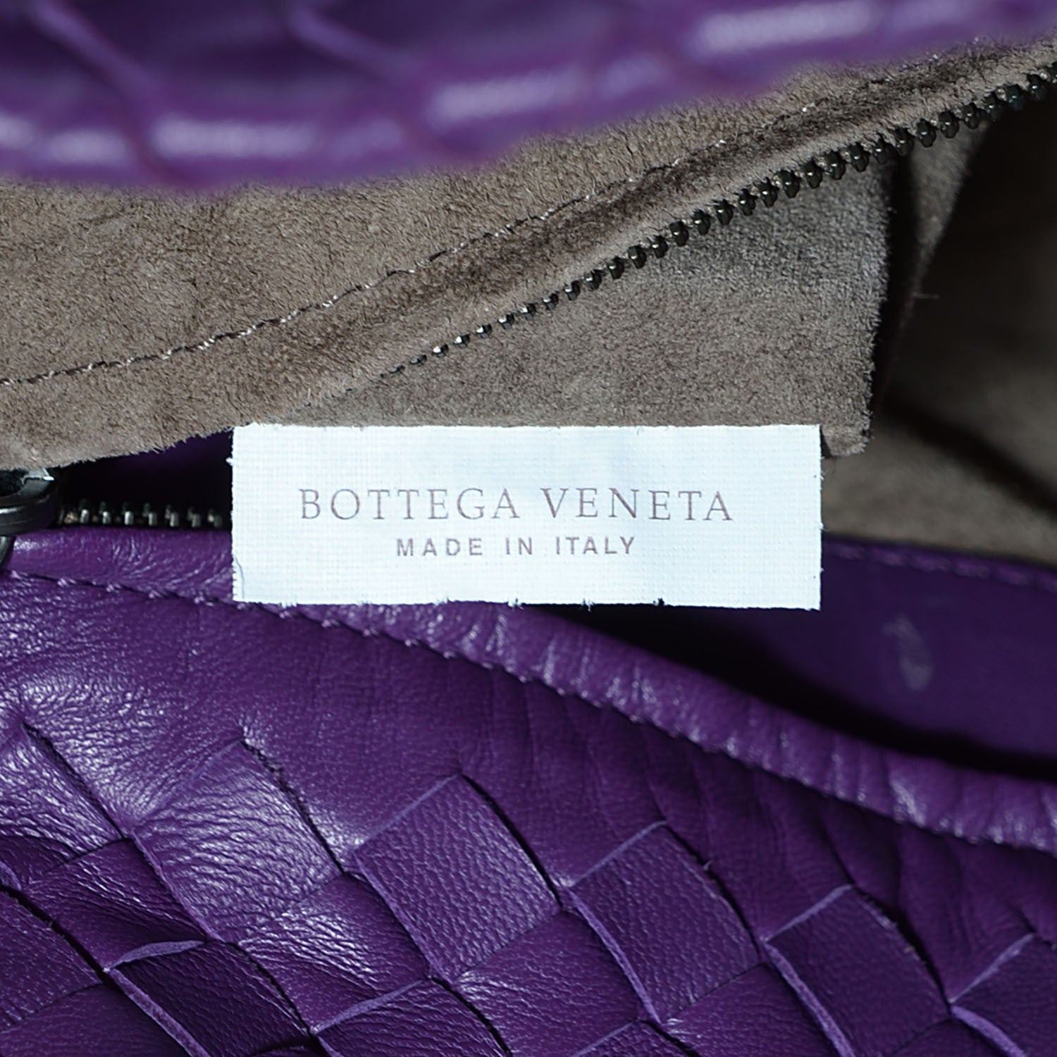 Bottega Veneta Nappa Intrecciato Medium Shoulder Bag Plum 7 of 9