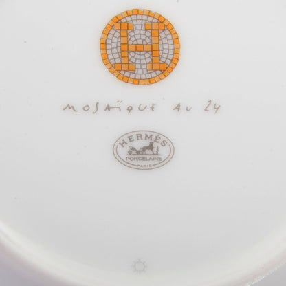 Hermes Mosaique Au 24 Porcelain Bread Plates Set of 2 4 of 5