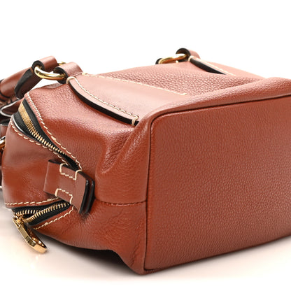 Chloe Calfskin Small Daria Sepia Brown 8 of 9