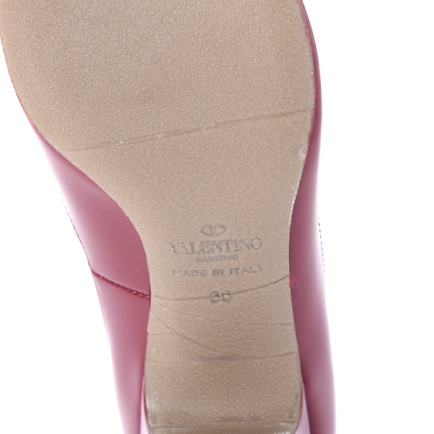 Patent Tan-Go Mary Jane 60mm Pumps 36 Deep Cyclamin