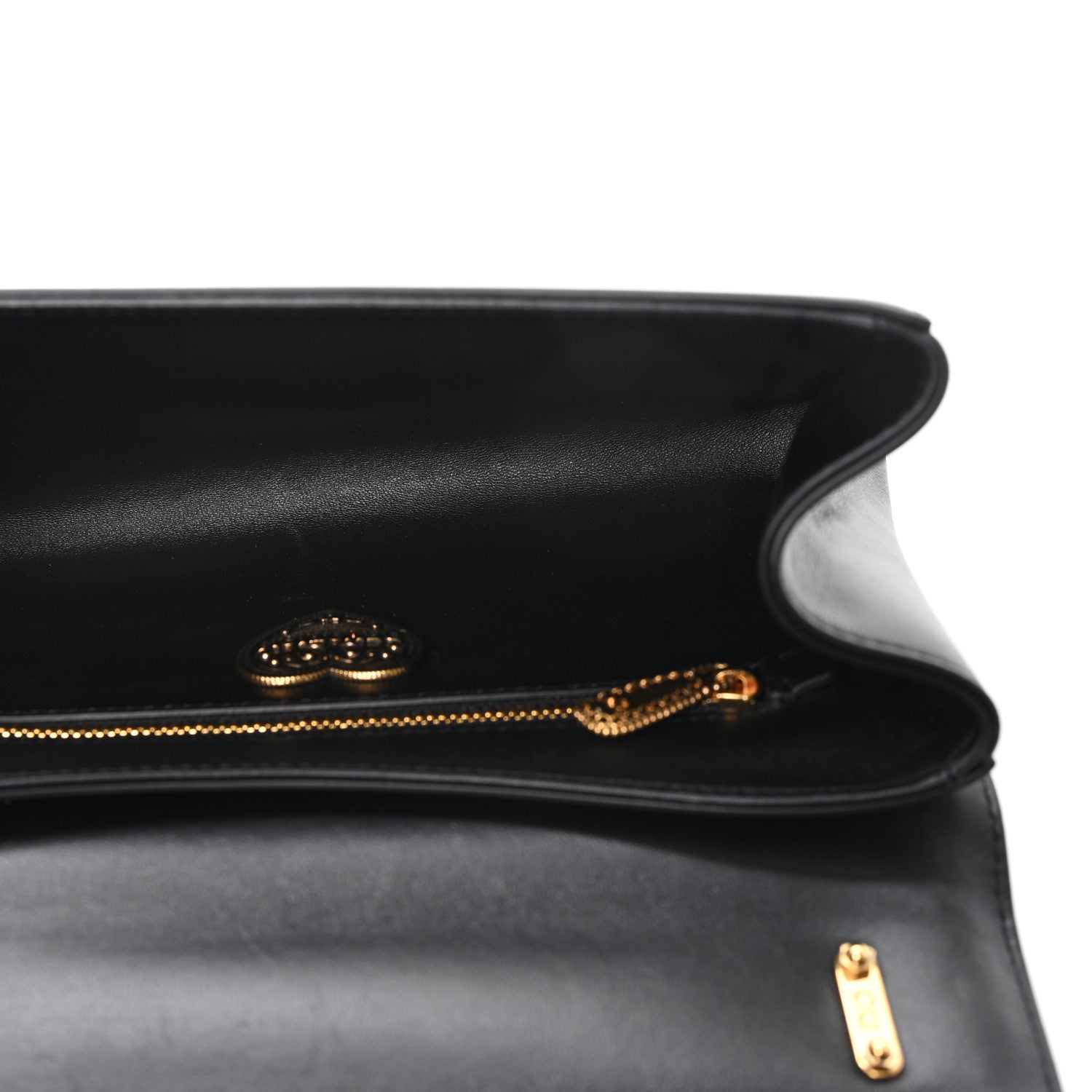 Dolce & Gabbana Calfskin Medium Devotion Crossbody Bag Black 5 of 10