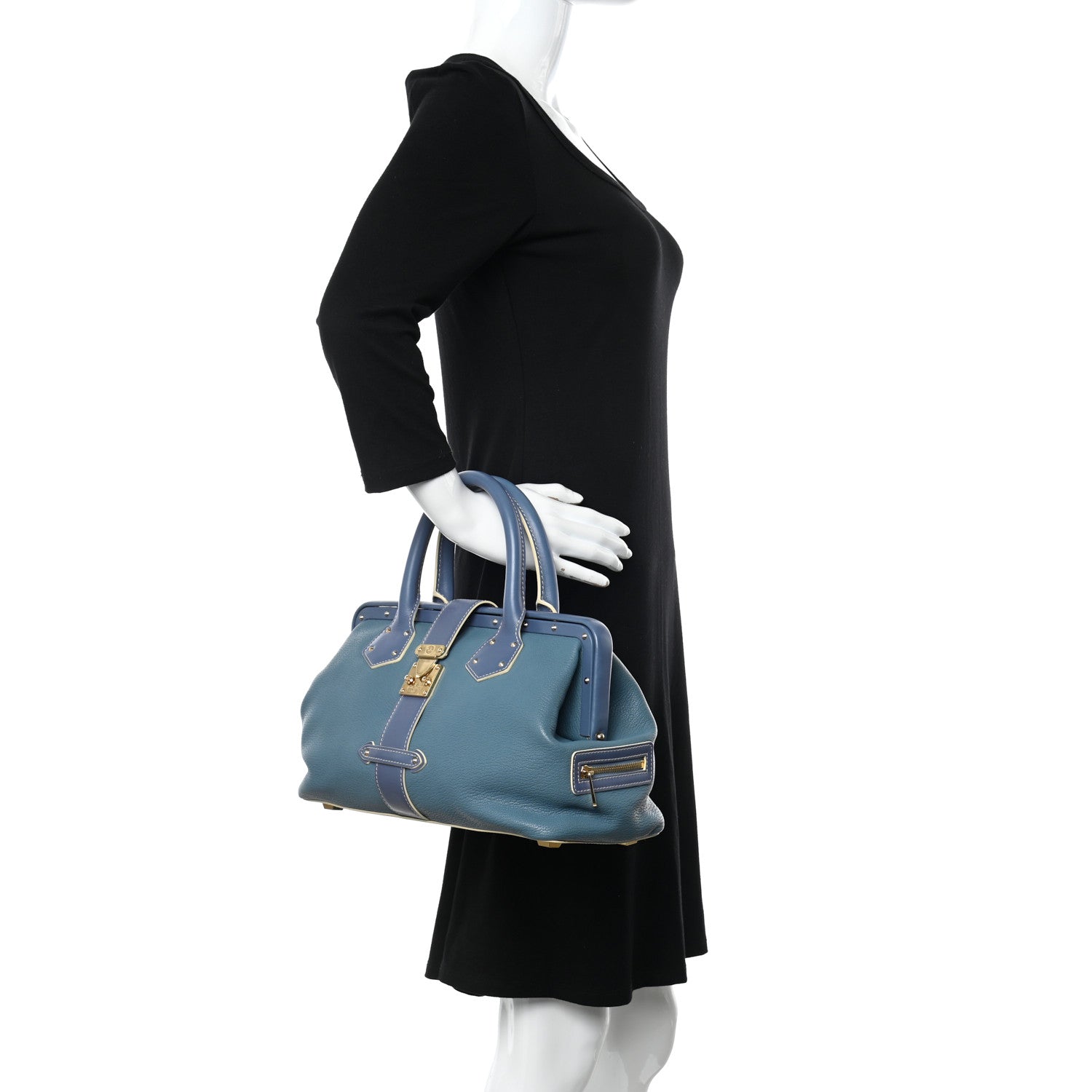 Louis Vuitton Suhali L'Ingenieux PM Blue 2 of 22