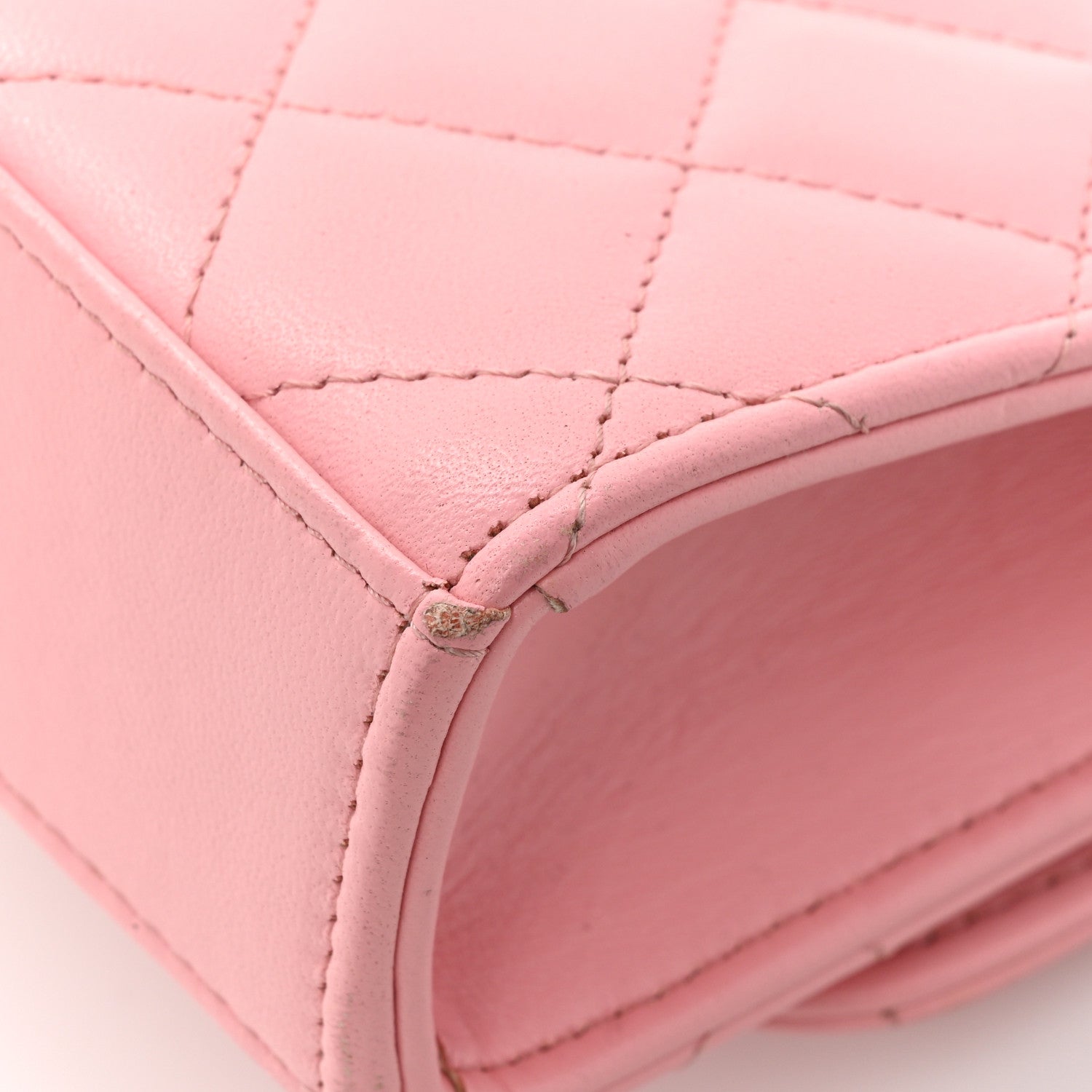 Chanel Lambskin Quilted Mini Trendy CC Clutch With Chain Pink 15 of 18