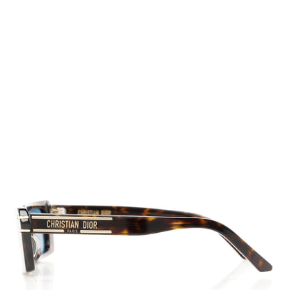 Christian Dior Diorsignature S2U Rectangular Sunglasses Tortoise 3 of 8