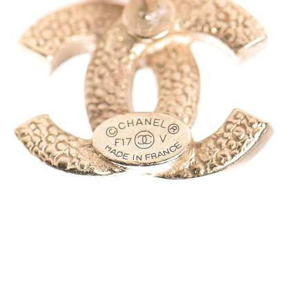 Chanel Crystal Mini CC Earrings Gold 3 of 5
