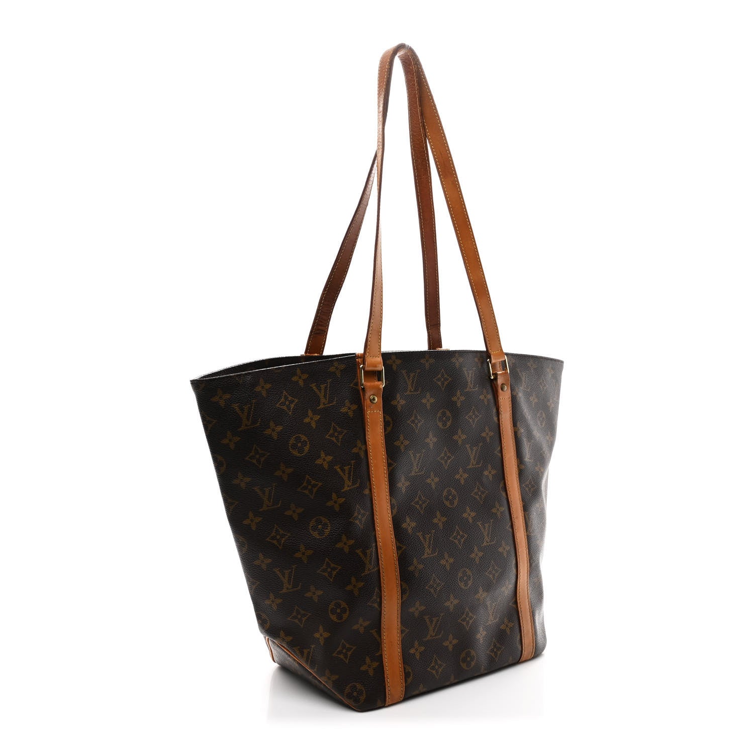 Louis Vuitton Monogram Sac Shopping Tote 3 of 13