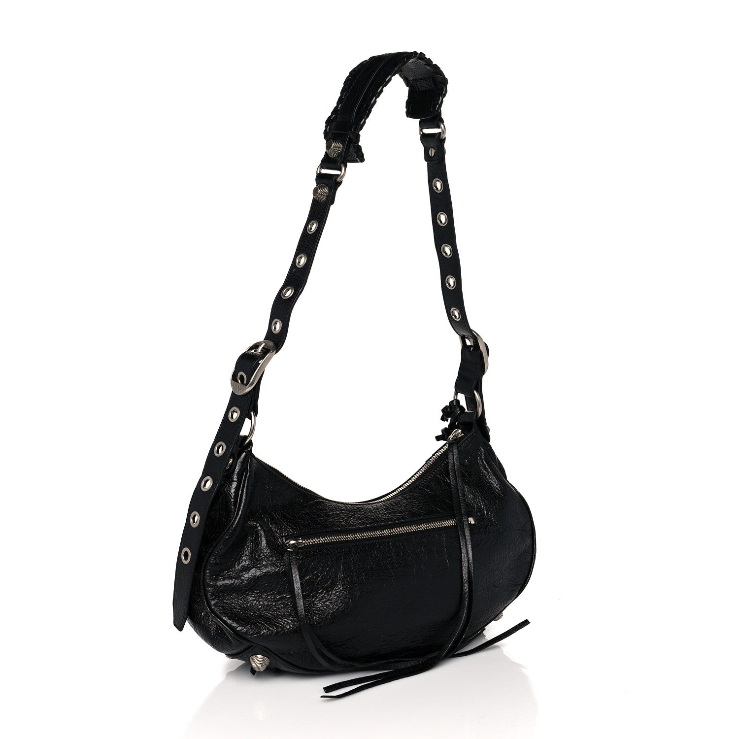 Balenciaga Agneau Arena Small Le Cagole Shoulder Bag Black 4 of 10