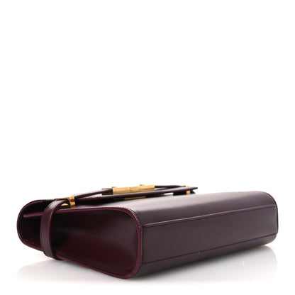 Saint Laurent Smooth Calfskin Small Manhattan Shoulder Bag Hot Wine 3 of 10