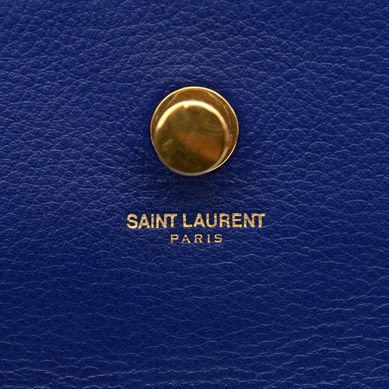 Saint Laurent Calfskin Canvas Small Muse Two Blue 5 of 20