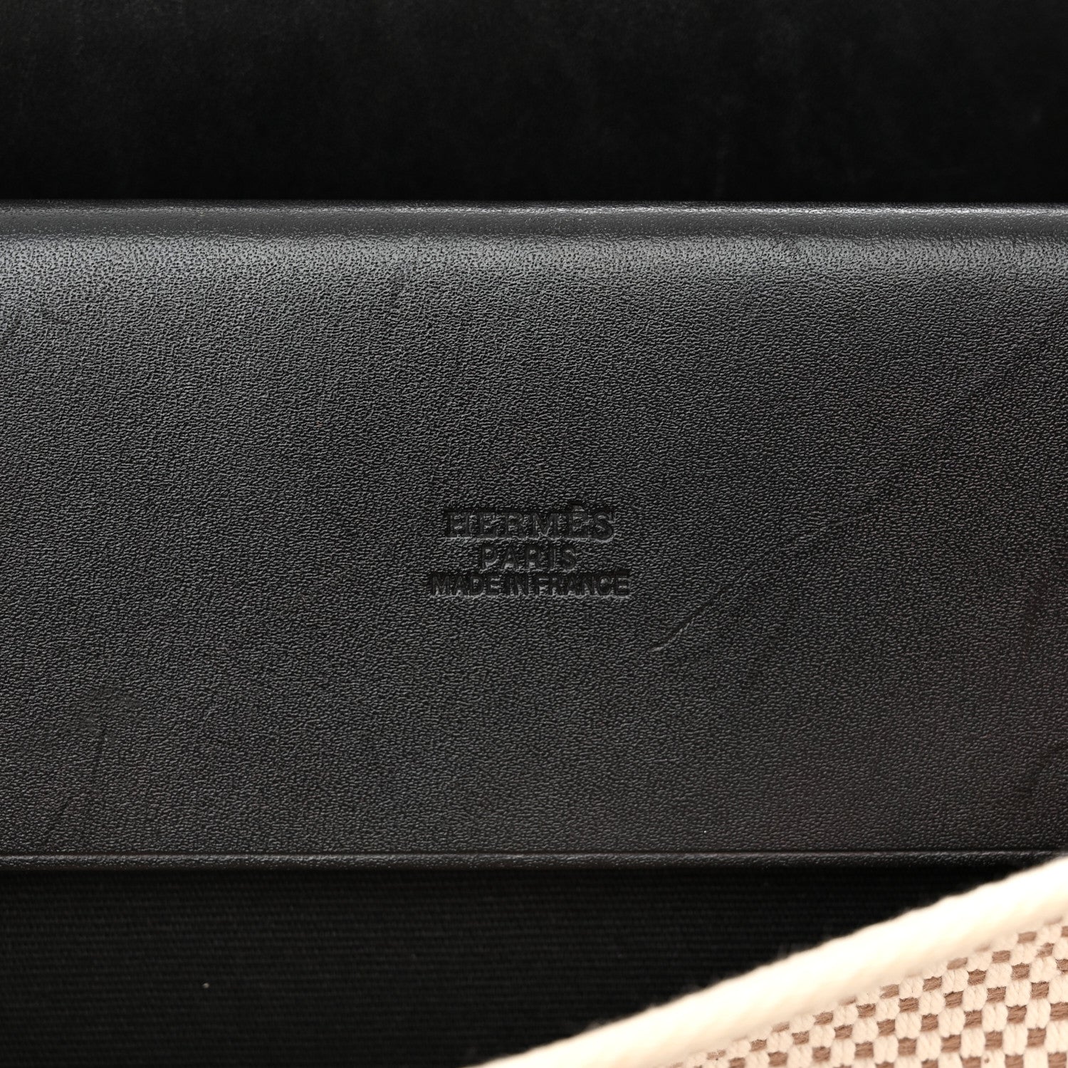 Hermes Toile Vache Hunter Herbag Cabas Black 7 of 14