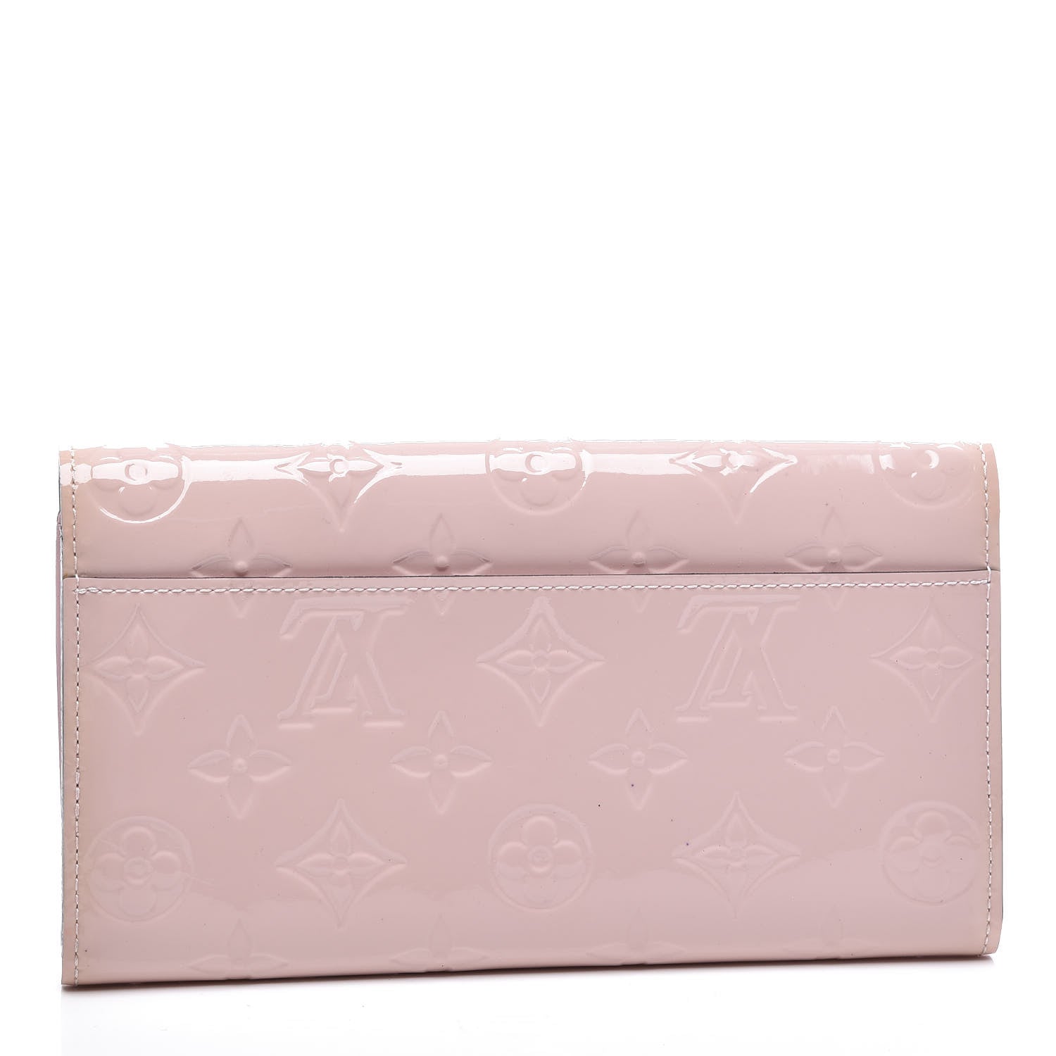 Louis Vuitton Vernis Sarah Wallet NM Rose Ballerine 2 of 8