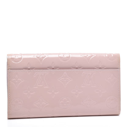 Louis Vuitton Vernis Sarah Wallet NM Rose Ballerine 2 of 8
