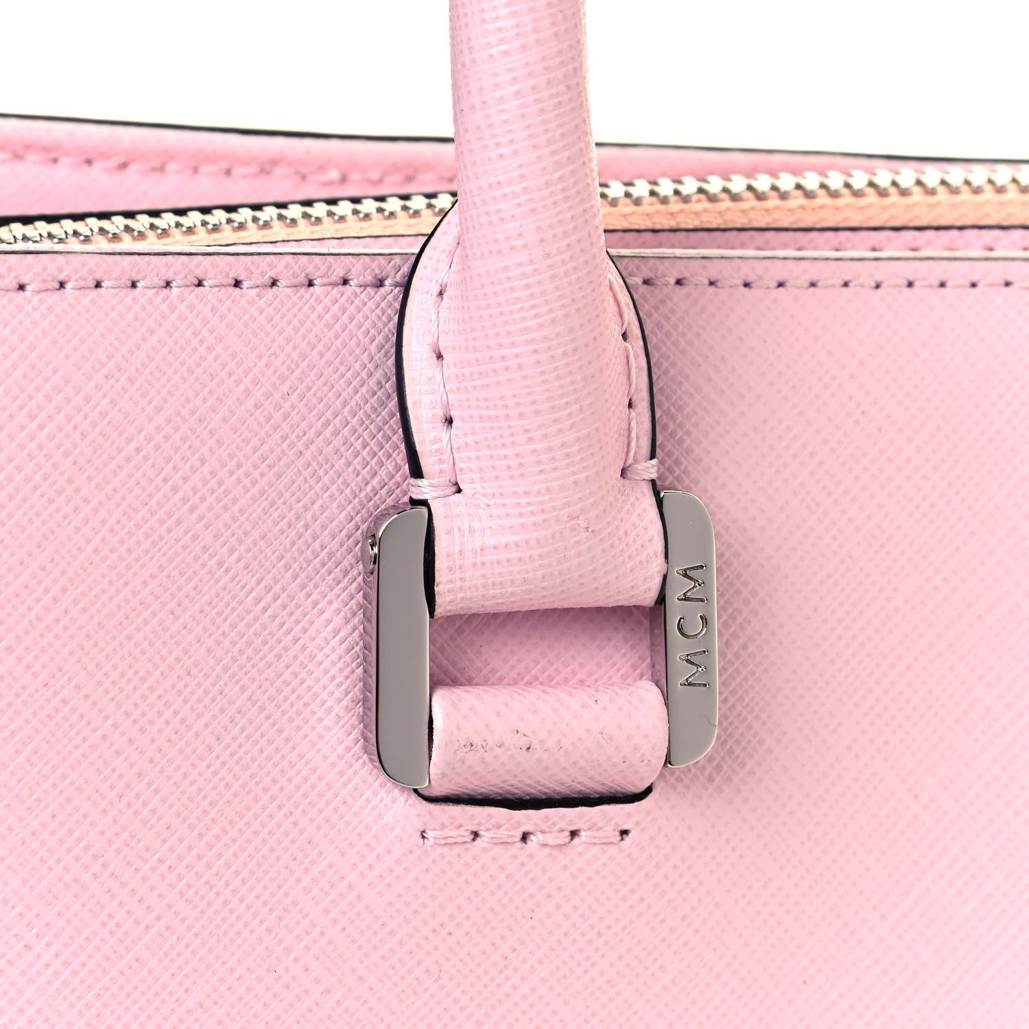 MCM Saffiano Nuovo Tote Chalk Pink 11 of 11