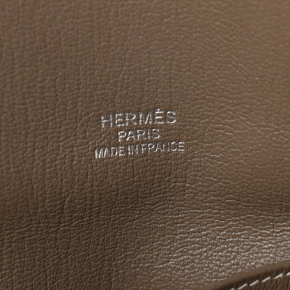 Hermes Taurillon Clemence Jypsiere 37 Etoupe 6 of 11