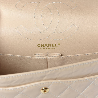 Chanel Distressed Patent Quilted 2.55 Reissue 226 Flap Beige 7 of 12