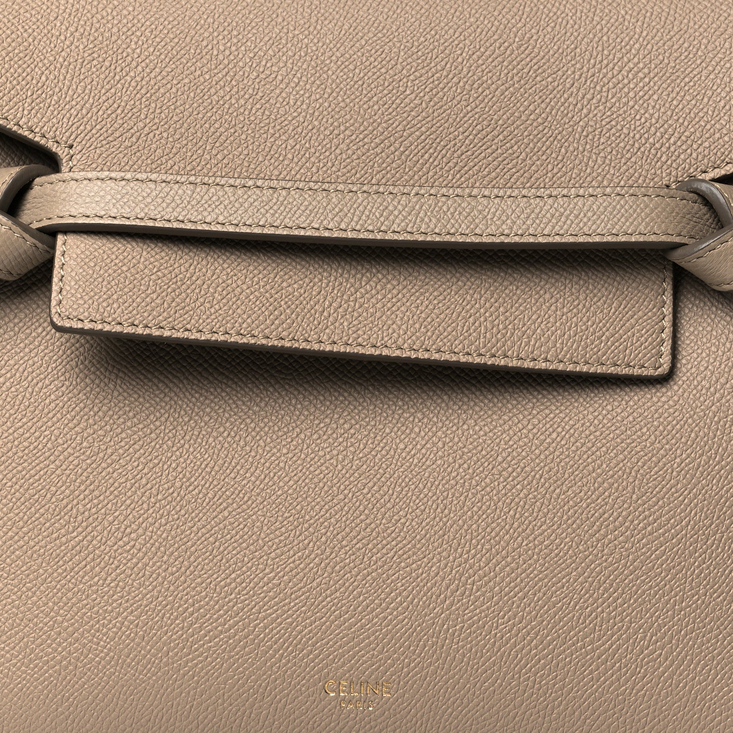 Celine Grained Calfskin Micro Belt Bag Beige 9 of 11