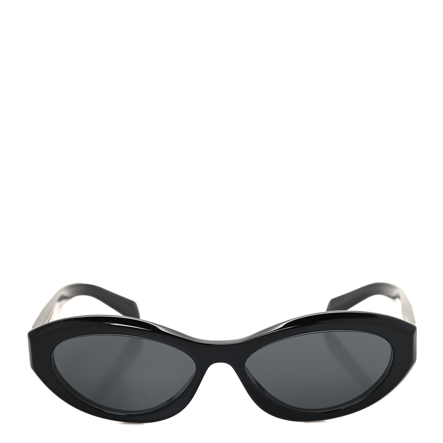 Acetate Oval Sunglasses SPR 26Z Black