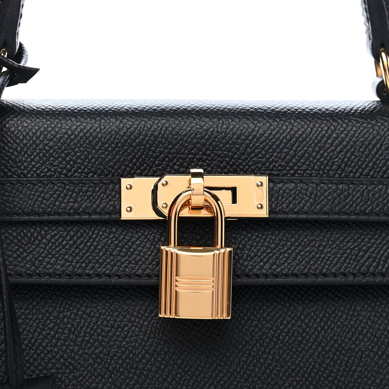 Hermes Epsom Kelly Sellier 25 Black 17 of 19