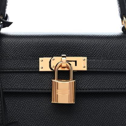 Hermes Epsom Kelly Sellier 25 Black 17 of 19
