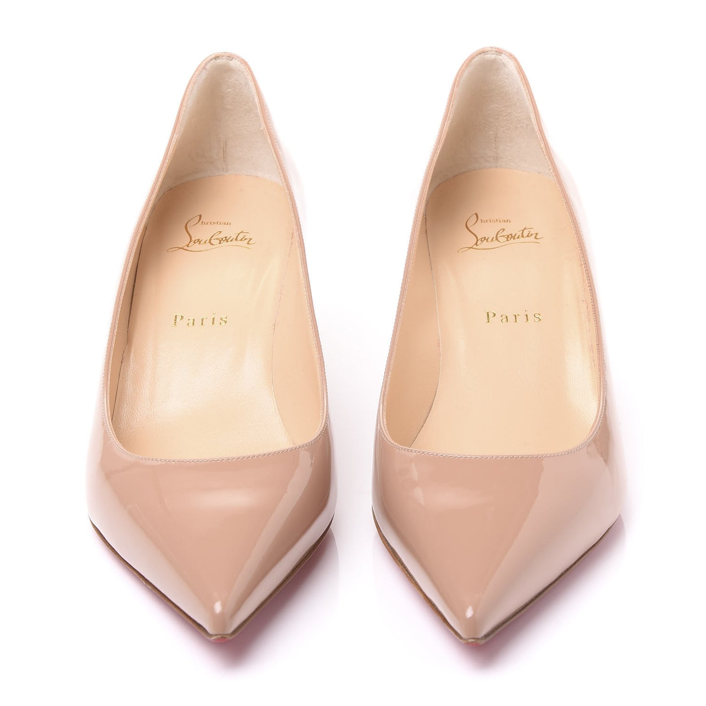 Patent Pigalle Follies 55 Pumps 39.5 Nude