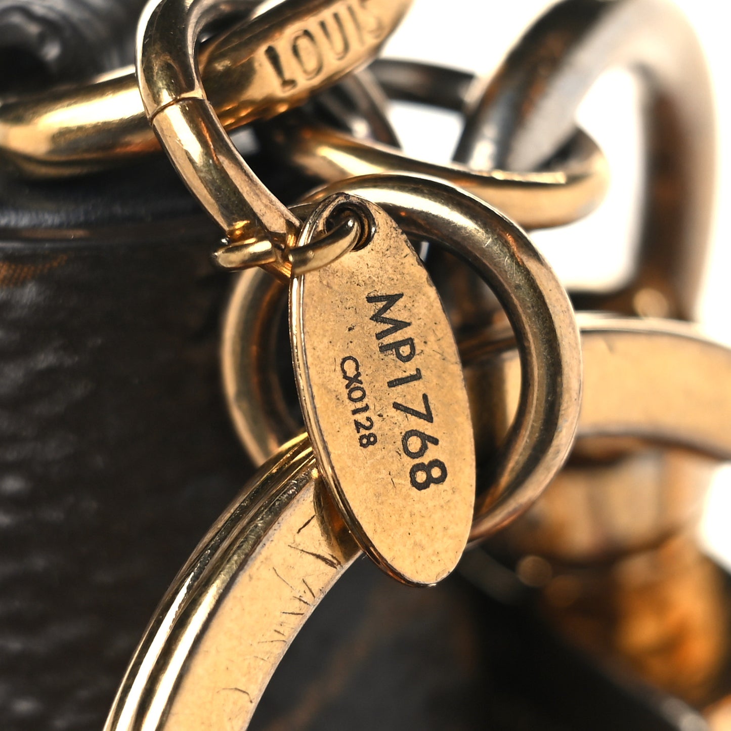 Monogram Tassel Bag Charm