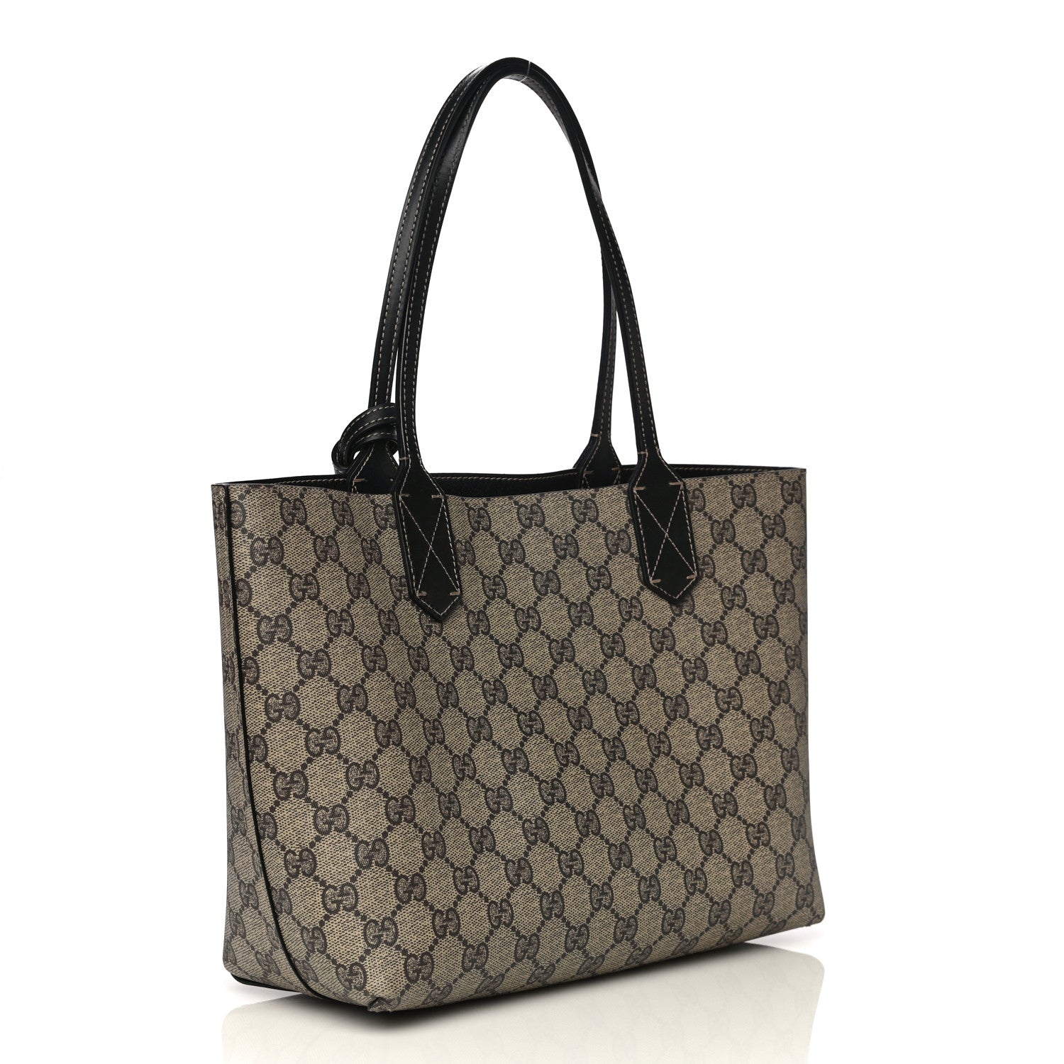Gucci GG Supreme Monogram Small Reversible Tote Dark Brown 2 of 9