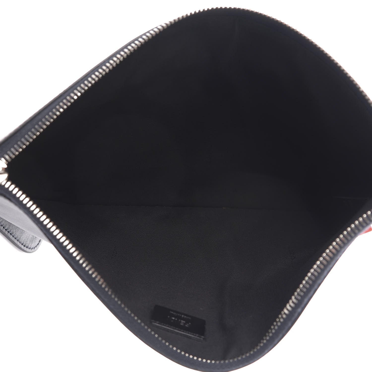 Fendi Calfskin Vocabulary Inlaid Pouch Multicolor 5 of 7