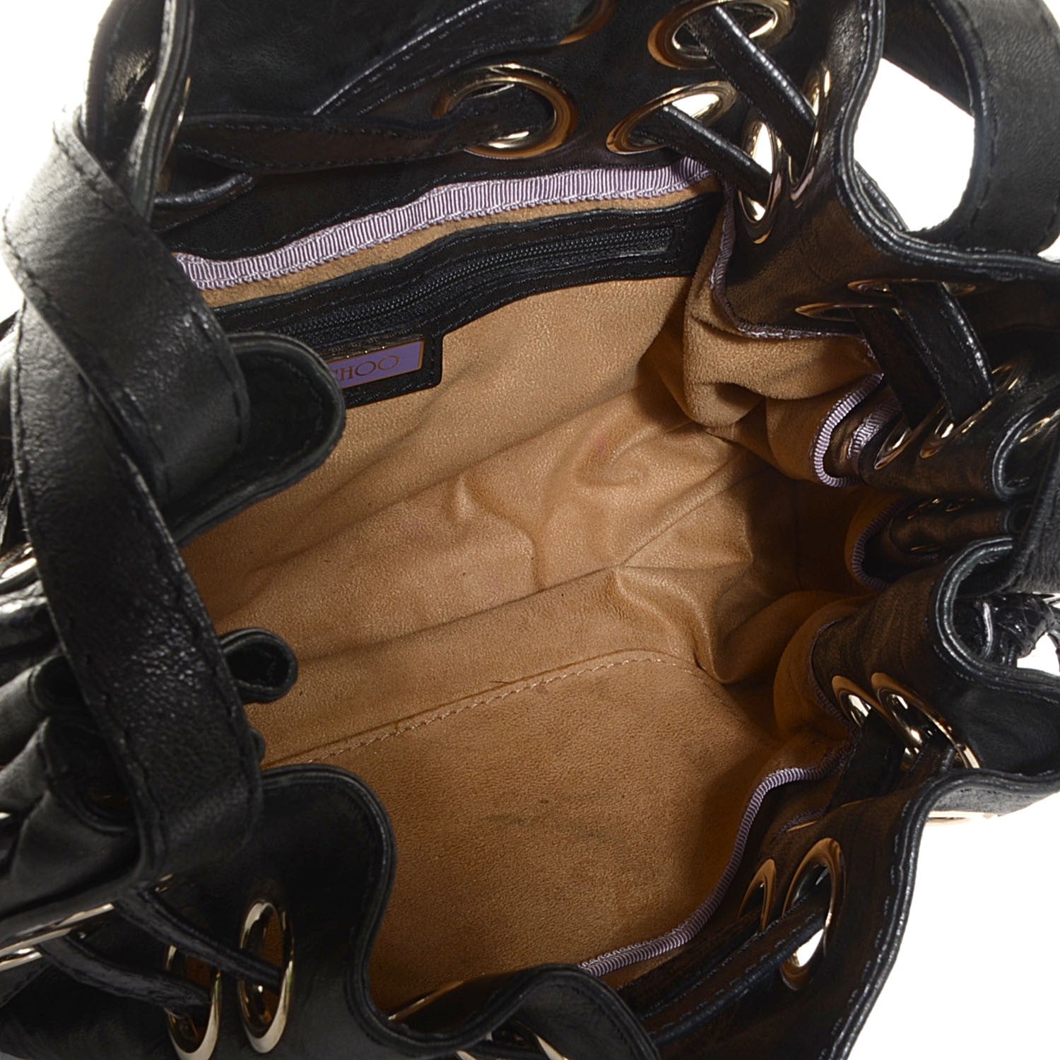 Jimmy Choo Biker Leather Elaphe Snakeskin Trim Ramona Black 5 of 6