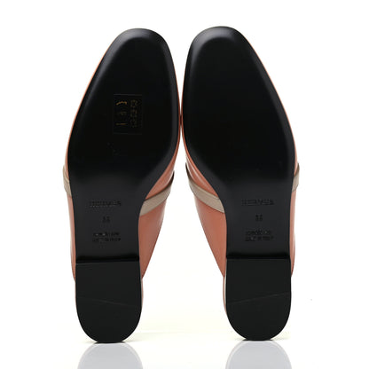 Hermes Goatskin Oz Mules 36 Rose Aube Multicolore 5 of 9