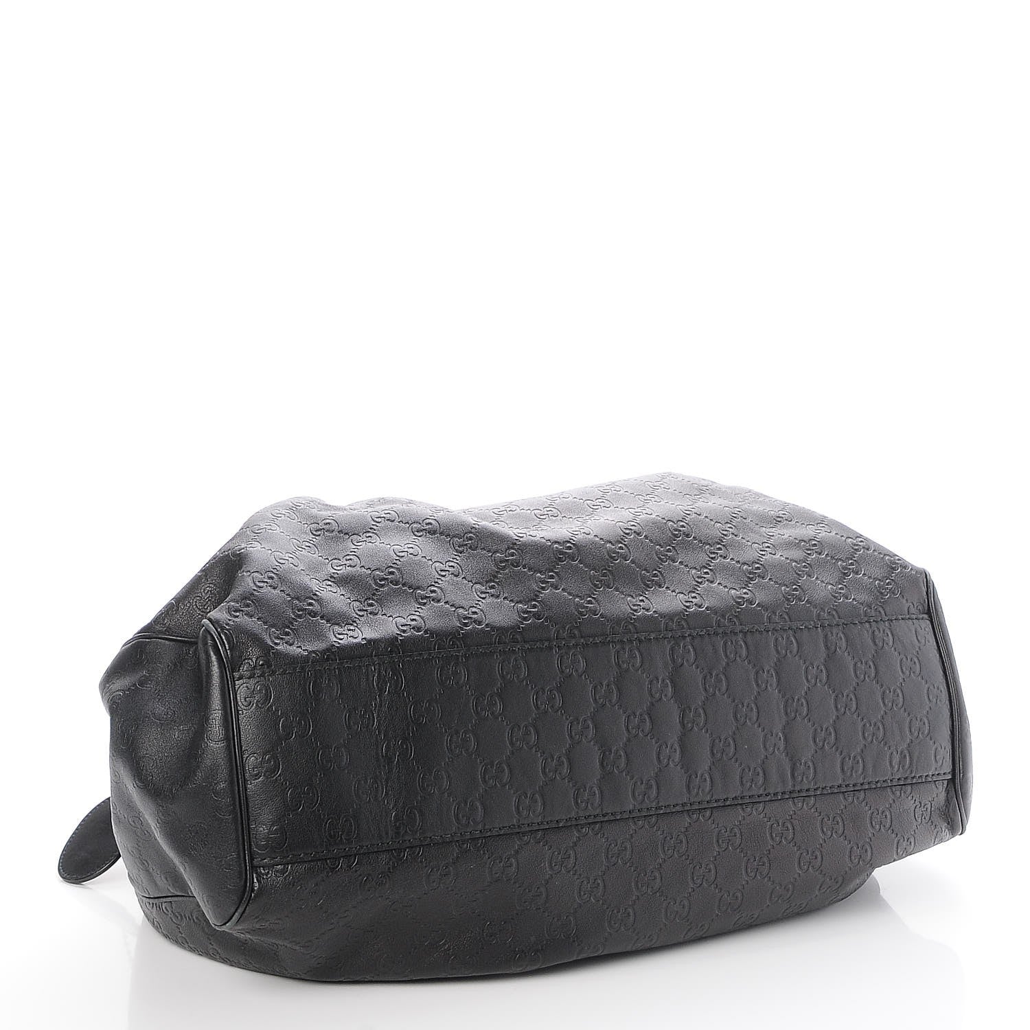 Gucci Guccissima Large Sukey Tote Black 4 of 7