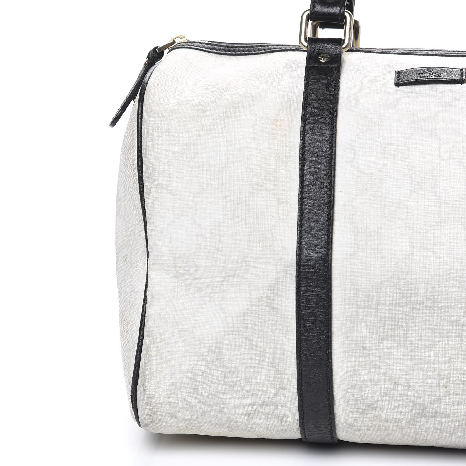 Gucci GG Plus Monogram Medium Joy Boston White Black 15 of 18