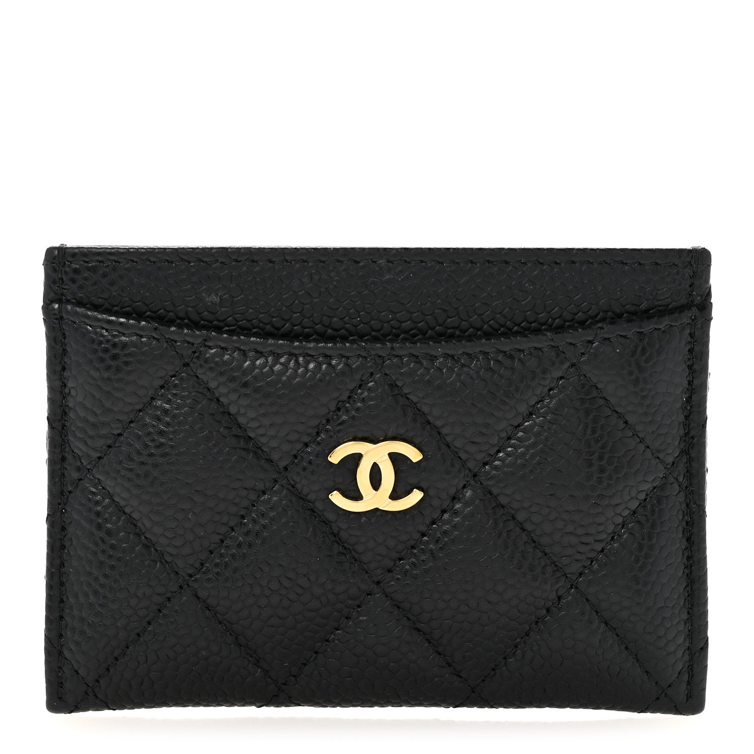 Chanel Caviar Quilted Card Holder Black 1 of 11