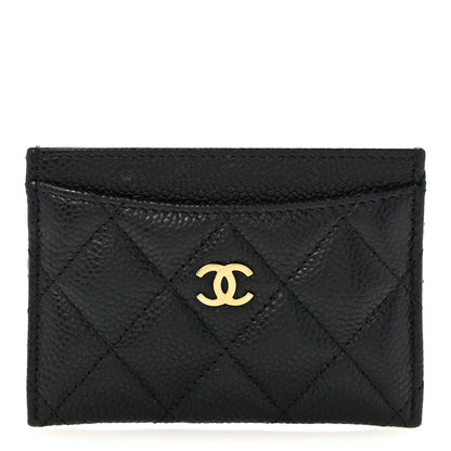 Chanel Caviar Quilted Card Holder Black 1 of 11