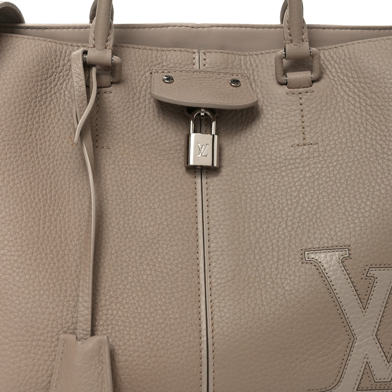Louis Vuitton Taurillon Pernelle Beige 7 of 9