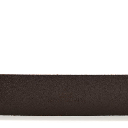 Gucci Calfskin Horsehead G Belt 85 34 Brown 3 of 4