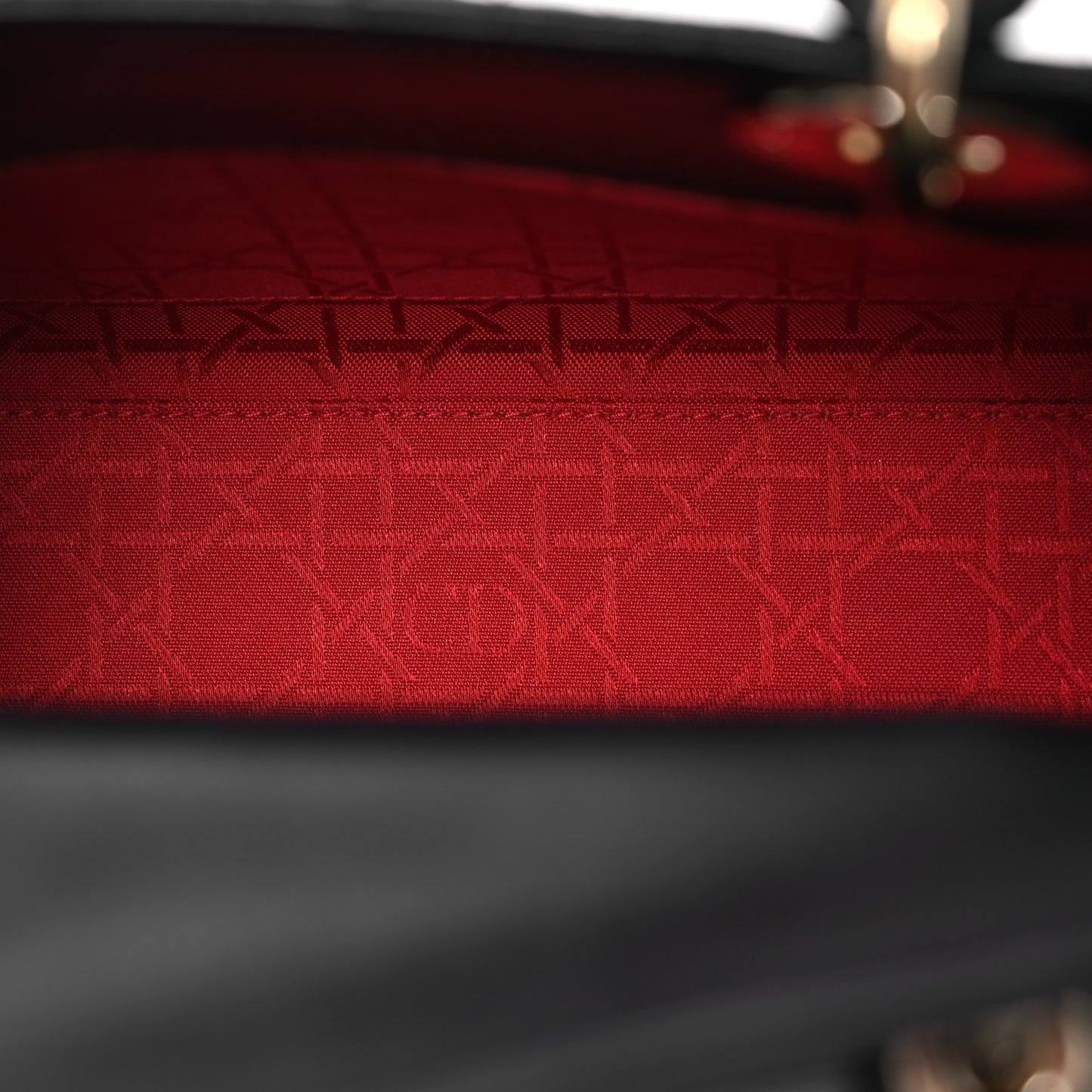 Lambskin Cannage Small My ABCDior Lady Dior Black