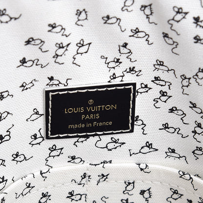 Louis Vuitton Calfskin Catogram Alma Souple MM Black 7 of 8