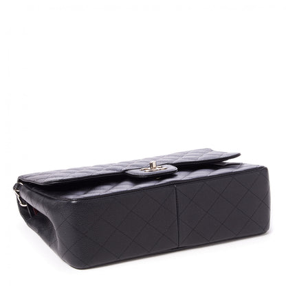 Chanel Caviar Quilted Jumbo Double Flap Black 3 of 8