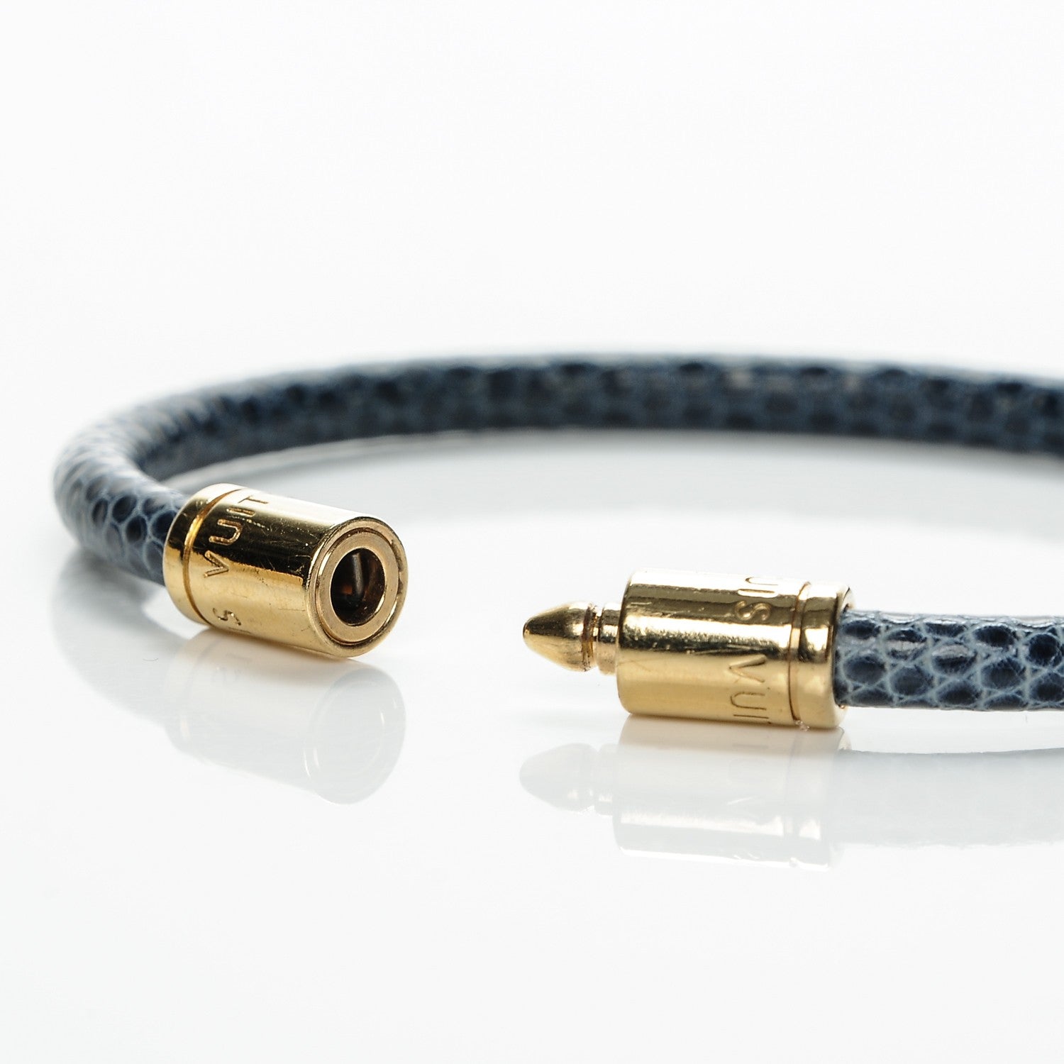 Louis Vuitton Lizard Keep It Bracelet 19 Safran 4 of 4